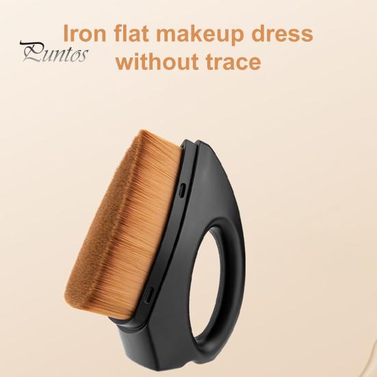 Кисть для тонального крема, портативная, пыленепроницаемая, компактного размера, кисть для нанесения макияжа с плоской головкой, женские подарочные аксессуары