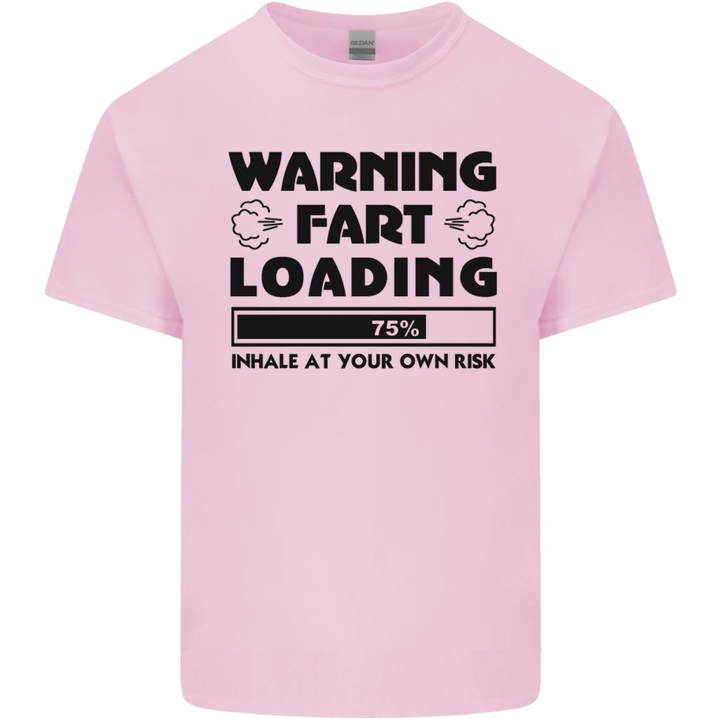 Warning Fart Loading Funny Farting Rude Unisexs Light Cotton TShirt