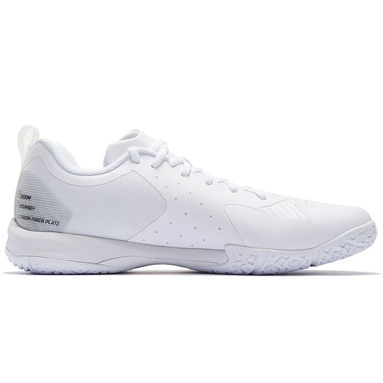 Кроссовки для бадминтона Li Ning Speed SE из ткани, амортизирующие, дышащие, износостойкие, нескользящие, с низким верхом, унисекс, белые AYZS018-1
