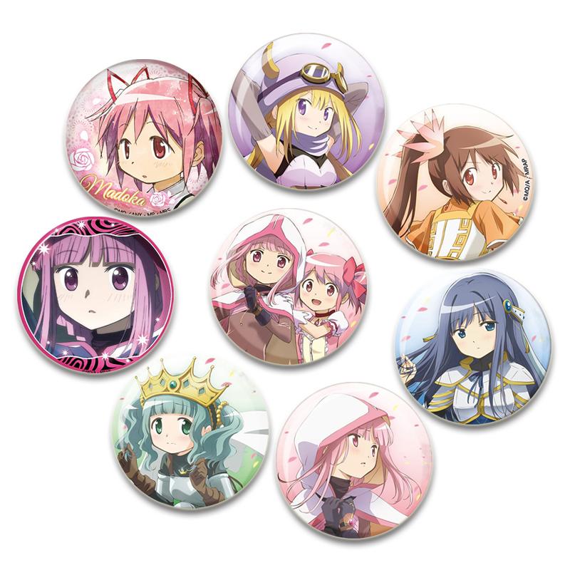 32/44/58 мм Puella Magi Madoka Magica Pin Милая аниме-фигурка Homura Miki Sayaka Брошь Значок для косплея Рюкзак Обувь Ювелирные изделия Аксессуары Подарки