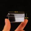 Shop Counter 25Pcs Acrylic Mini Clear Display Stand Table Decoration Label Holder Price Tag