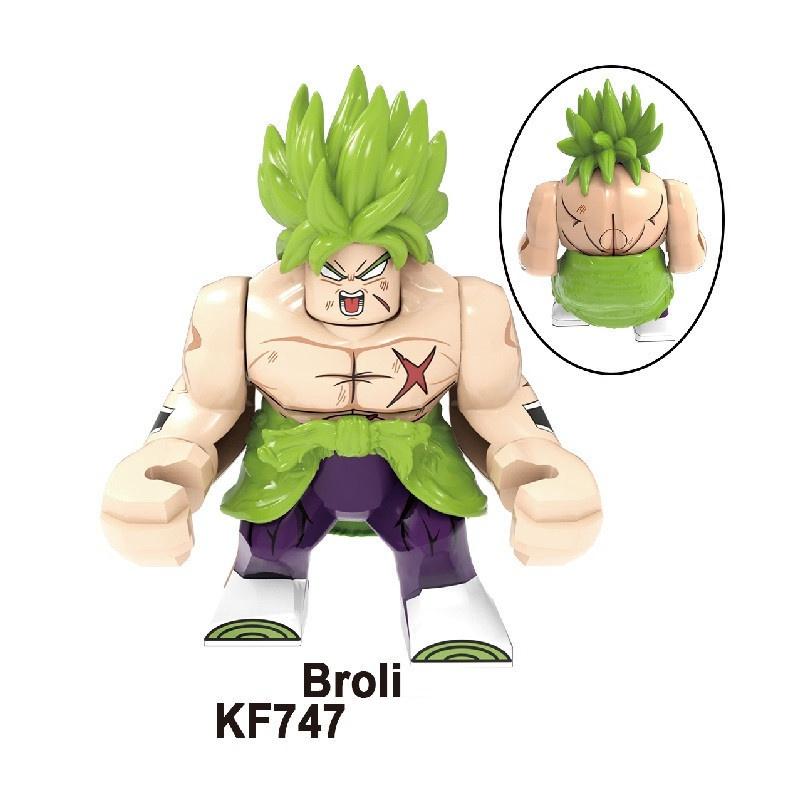 Son Goku Minifigures Anime Series Vegeta Broli Building Blocks Toys for Children