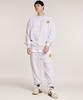 CREAM SODA LAB Human Highlight Heart Jogger Pants Light Gray Yellow