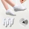 5 Pairs of Children's Socks Summer Boys and Girls' Thin White Cotton Socks Short Socks Mesh Socks Student Socks