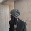 Japanese-Korean Style Warm Knitted Wool Hat for Autumn and Winter - Trendy, All-Match, Fits Large Head Circumference