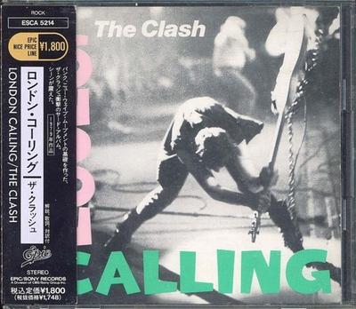 CD CLASH London Calling ESCA5214 Epic 1990 Япония Рок Б/у