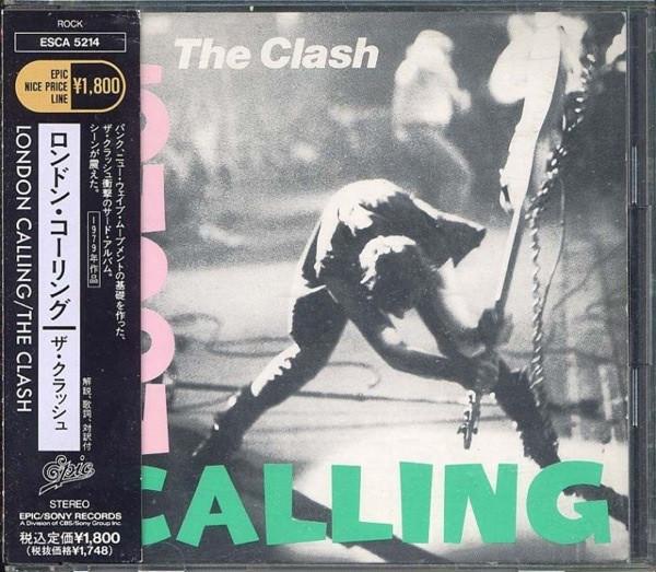 CD CLASH London Calling ESCA5214 Epic 1990 Япония Рок Б/у