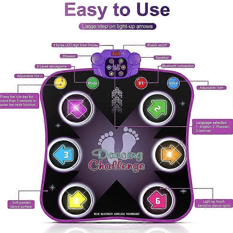Children's dance mat Bluetooth music dance mat Children's electric dance mat parent-child game