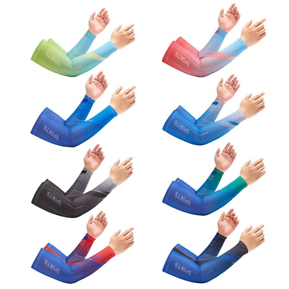 New Basketball Running Arm Cover Arm Sleeves Outdoor Sport Sun Protection