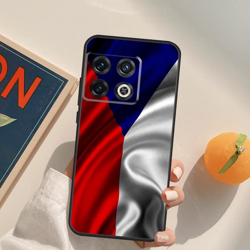 Czech Republic Czech Flag Case For OnePlus 13T 10T 10R 12R 13R 15 13 12 11 10 9 Pro Nord CE 5 2 3 4 Lite N20 N30 Cover