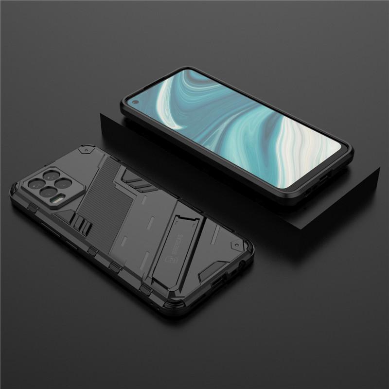 Противоударный чехол для OPPO Realme 7 8 Pro Bracket Rugged Anti-Fall Armor Stand Cover для Realme V13 V15 Q3 Q3i C15 C12 Narzo 20