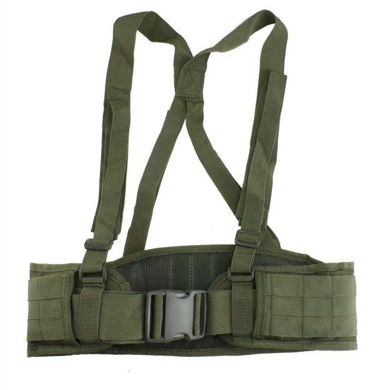 Molle Belt Waist Seal Multifunctional Camouflage Nylon Back Belt Outdoor Sport Girdle Waist Support