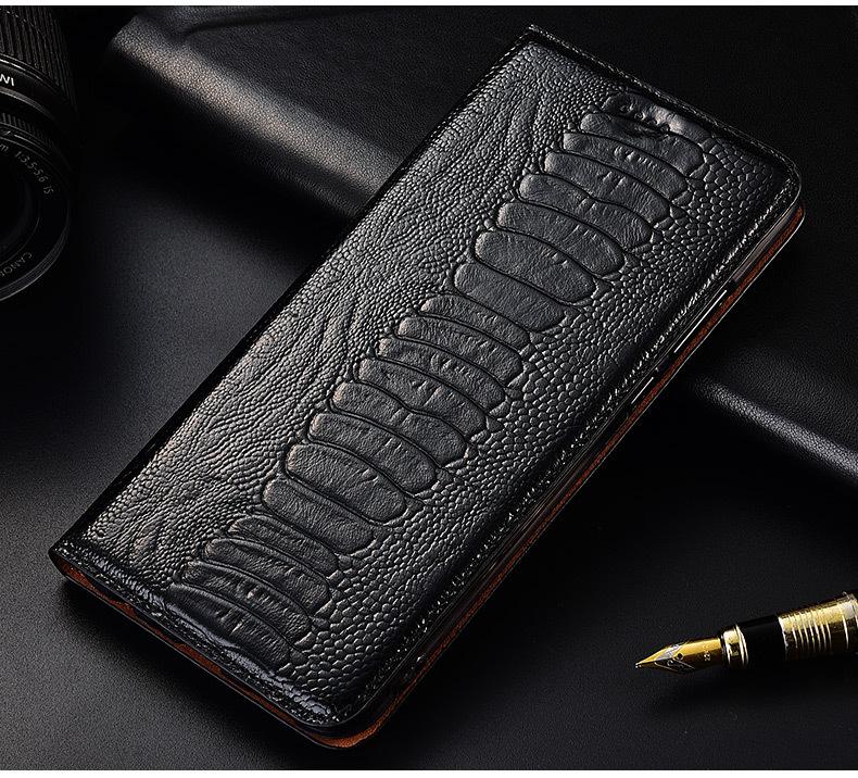 Откидной чехол из натуральной кожи Xiaomi Note 13R Pro подходит для Redmi Note 12 SE, 11, 10, 9 — защитный чехол