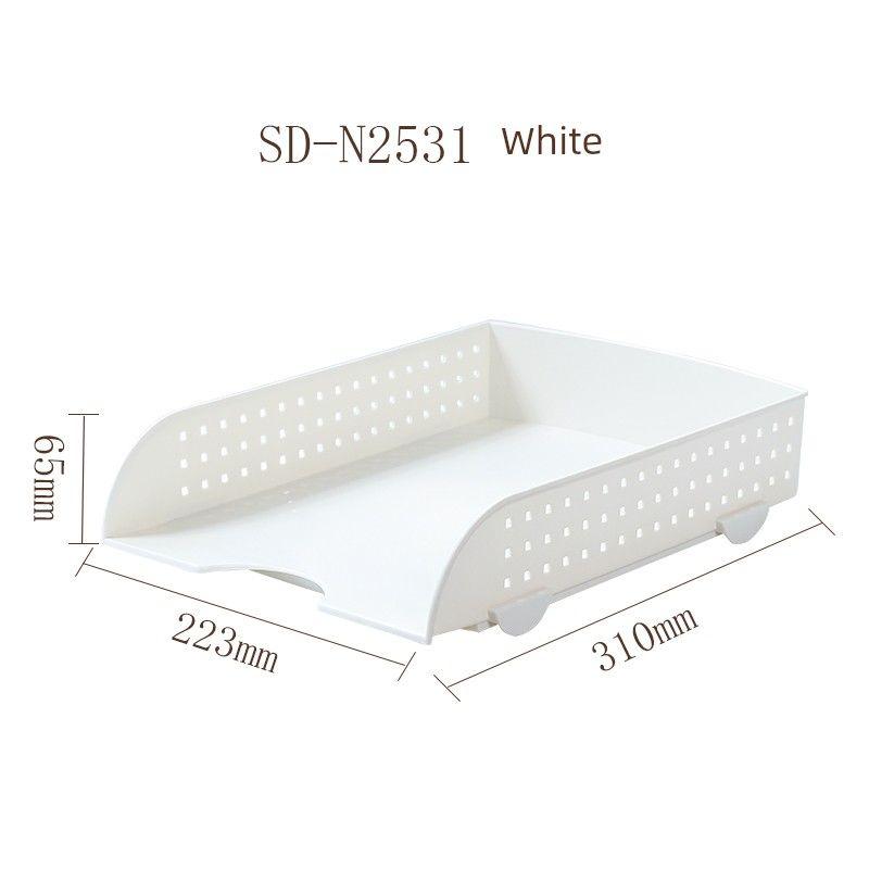 Creative Multi-Layer Desktop File Box Materials File Shelf Office Three Layer File Tray File Folder Storage Box