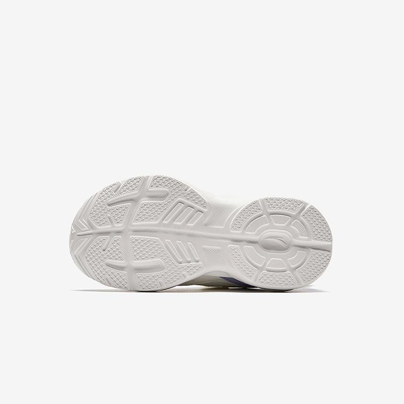 Anta Детские модные универсальные легкие кроссовки с низким верхом и амортизацией из синтетической кожи Детские кроссовки Белый Розовый Фиолетовый A22449977N-1