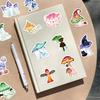 50 Cartoon Halloween Mushroom Ghost Doodle Stickers Decorate Suitcase Laptop Diy Waterproof