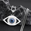 Islam Hamsa Evil Blue Eye Necklace Turkish Eye Necklace Greek Jewelry