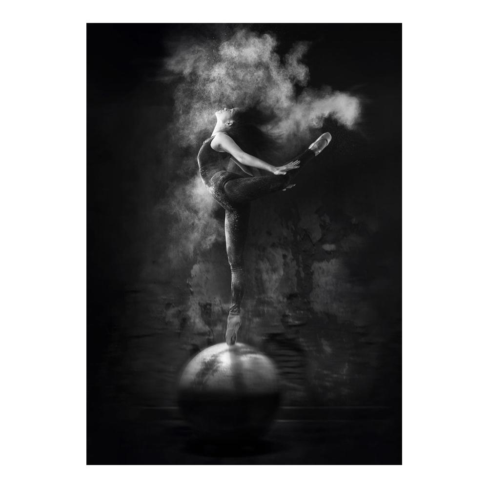 Ballerina Dancer Figure Canvas Paintings On the Wall Art Modern Inspirational Posters and Prints Black and White Ballet Art Pictures Wall Decoration