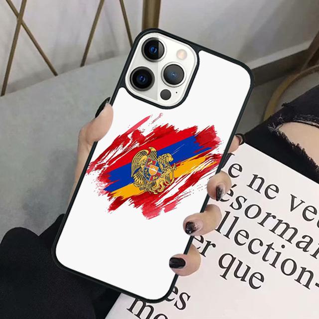 Армения Армянский Флаг Чехлы для Мобильных Телефонов Обложка Для iPhone 17 Air 16 15 14 12 13 11 Pro MAX apple Plus SE2020 Coque