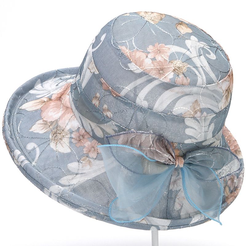 Middle-aged and Elderly Hats, Women's Spring and Summer, Mothers, Big Brim Sunhats, Thin Breathable Basin Hats, Sunscreen Fisherman Hats