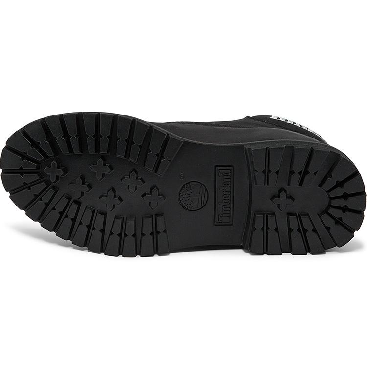 (WMNS) Timberland 6 Inch Premium Waterproof Boots 'Black Nubuck with Silver Logo' Women's A5TYUW