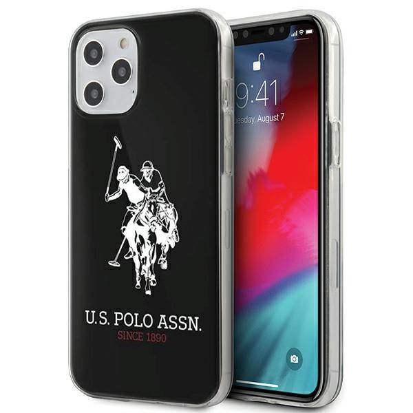 Etui do iPhone 12 Pro Max US Polo Shiny Big Logo Czarne