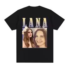 Singer Lana Del Rey Print T Shirt Women Fashion Hip Hop Tshirts Streetwear Harajuku Short Sleeve T- Summer Tee Streetwear 5