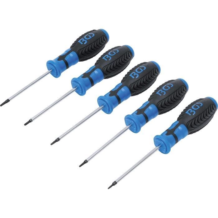 Jeu de tournevis - BGS - Profil T (pour Torx) avec perçage - T6 - T10