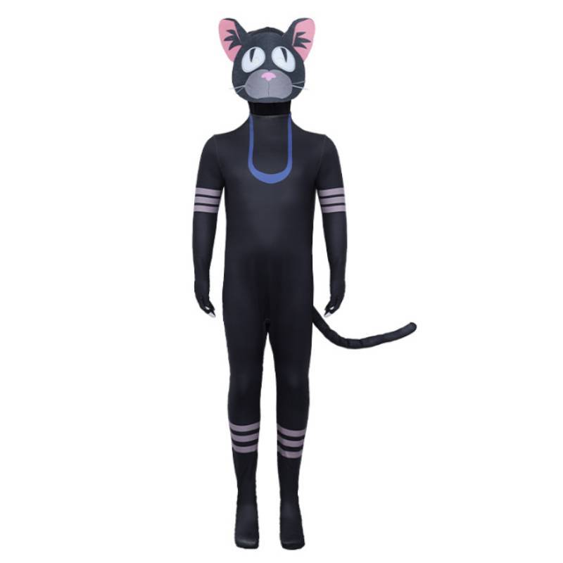 99 ночей выживания в лесу Костюм-комбинезон Кошка Cosplay Из мягкой полиэфирной ткани Для детей и взрослых