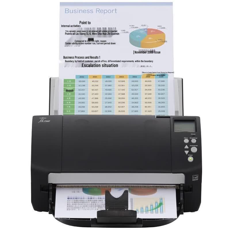 Fujitsu Fi-7160 A4 Color Duplex Document Scanner CN plug (adapter included)