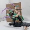 JT studio Same style One Piece 9.84in/25cm Roronoa Zoro Sitting Three Thousand Worlds double Head PVC Mode Toys Gifts