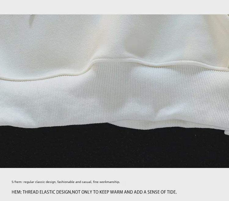 Женские толстовки с капюшоном на раннюю весну 2023 года: Тонкий, свободный, универсальный вышитый рисунок с изображением героев мультфильмов для весны и осени