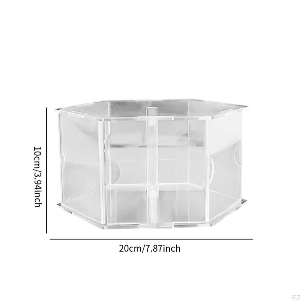 Наполняемый поднос для торта Цилиндрический дисплей Декоративный десерт Современный поднос для кексов Акрил