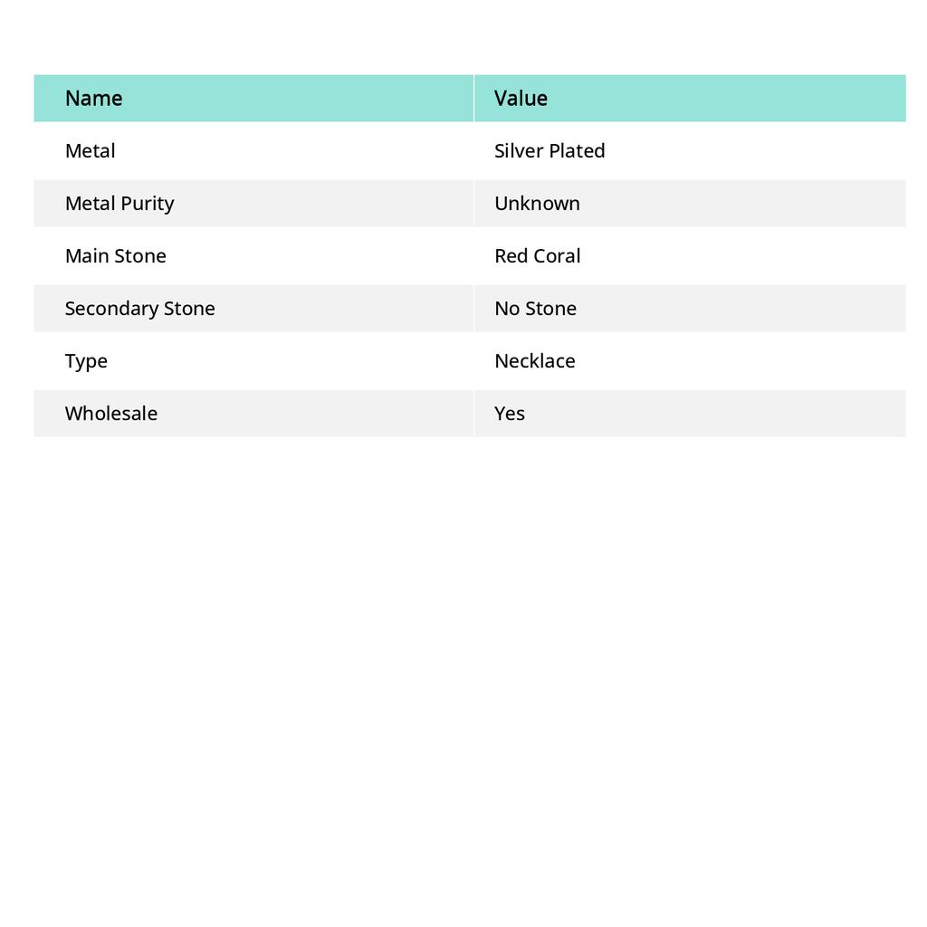 Натуральный Красный Коралл Драгоценный Камень Ручной Работы Ювелирное Изделие Ожерелье 18" I2w79