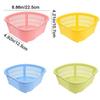 Contrasting Colors Triangular Sink Drain Basket Durable Vegetable Drain Basket