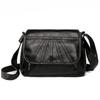 Large-capacity Middle-aged Mother Bag Soft Leather Fashion Shoulder Bag Retro Small Square Bag