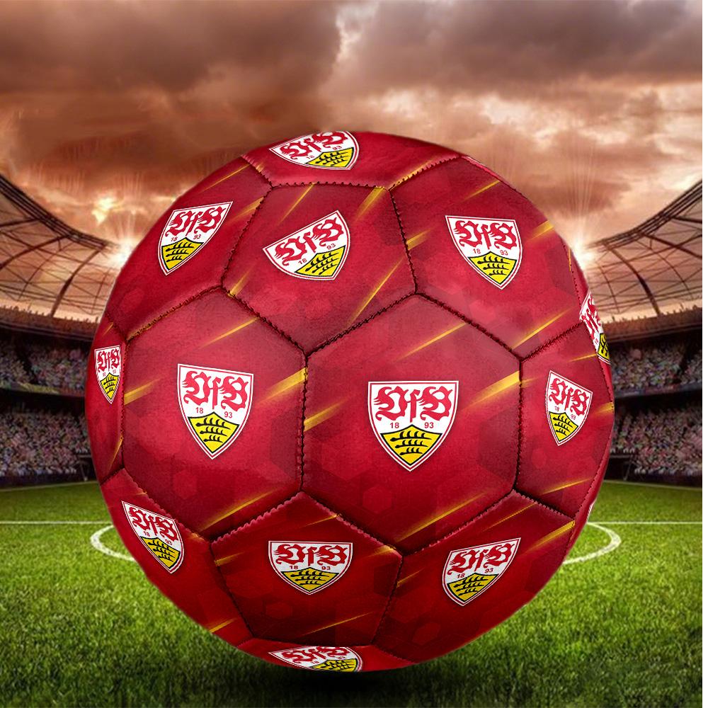 VfB Stuttgart Size 5 Football High Elastic Soccer Ball For Outdoor Competition Daily Training Play