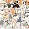 Cute Cat Cartoon Graffiti Stickers: Waterproof DIY Decorations for Notebooks & Suitcases