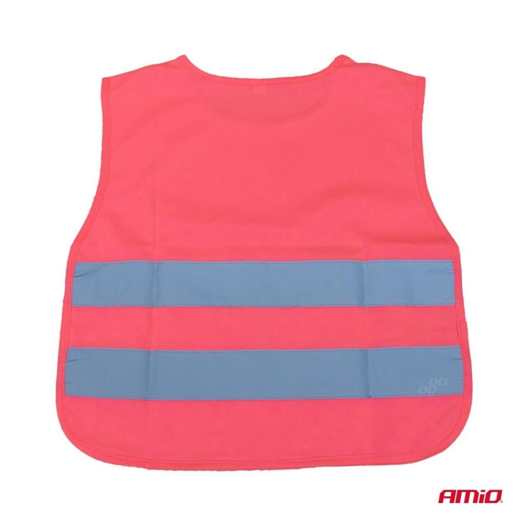 Children' Pink Reflective Safety Vest Amio-03987