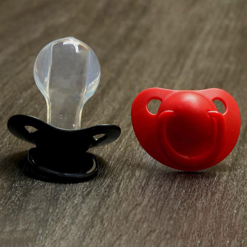 Stress Relief Adult Pacifier Soft Silicone Male Female Soother Pacifier Ergonomic Reduced Snoring for Anxiety Reduction