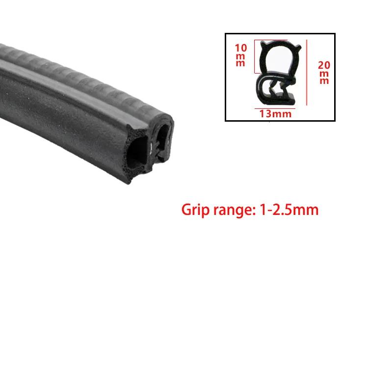 1/3/6/12M Door Edge Guard Rubber Sealing Strip U Type Hardwearing Car Ship Dustproof Trim Soundproofing Waterproof Sealing Parts Hoses Windshield