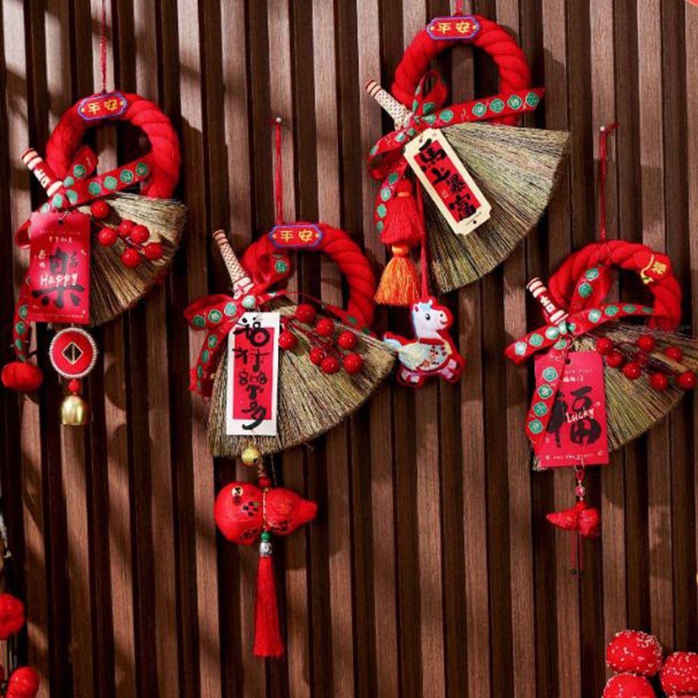 Decorative New Year Hanging Pendant Beat Wishes Door Hanging Ornament Living Room Door