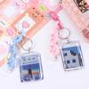 Чехол для карточек Коллекционирование Фотографии айдолов Протекторы для карточек Протекторы для карточек Держатель для фотокарточек Брелок Держатель для ID Подвеска