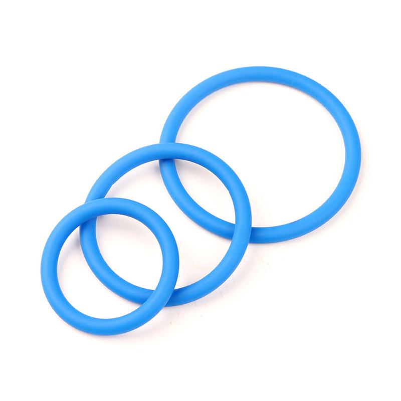 3Pcs Silicone Cock Ring Set for Men Enhanced Erection Delay Ejaculation Penis Enhancer Adult Toys Foreskin Removal
