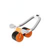 Ab Roller Wheel Automatic Rebound With Elbow Support Flat Plate Exercise Wheel Silence Abdominal Wheel Home Exercise Equipment