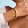 Yori Fashion Smooth Minimalist Open Bracelet Bangle Stainless Steel Rust Proof Office Ladies Chic Jewelry New Gift