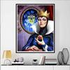Disney Diamond Painting Classic Illustration of The Evil Queen From Snow White 5D Diamond Painting Art Embroidery Cross Stitch Room Decoration