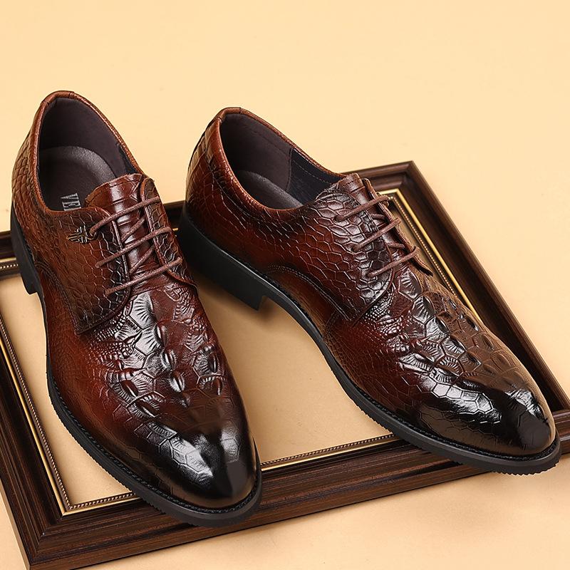 Мужские кожаные туфли в стиле business casual с кожаной накладкой на мыске, мягкая коровья кожа, модные, мужская обувь для весны и осени