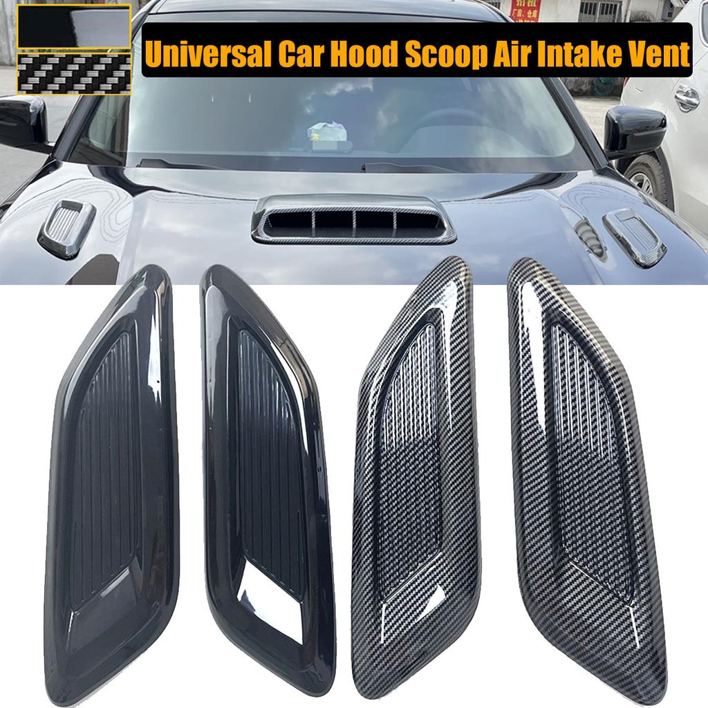 Совок переднего капота, вентиляционные отверстия, универсальный воздухозаборник, выходное отверстие, наклейка на отделку крыла, украшения для экстерьера автомобиля