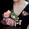 2021 Korean Fabric Flower Brooch - Elegant & Versatile Women's Accessory for Clothing